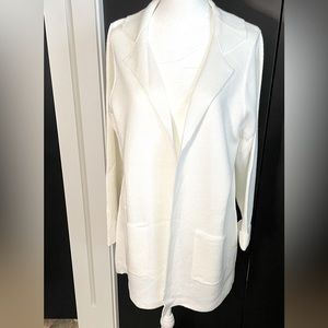 Ladies blazer style medium weight sweater by investments. Size M.